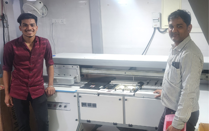 Ashapura Digital Print purchases Bindwel Blue Chip